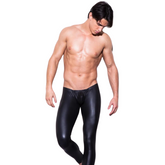 Low Waist Leather Leggings